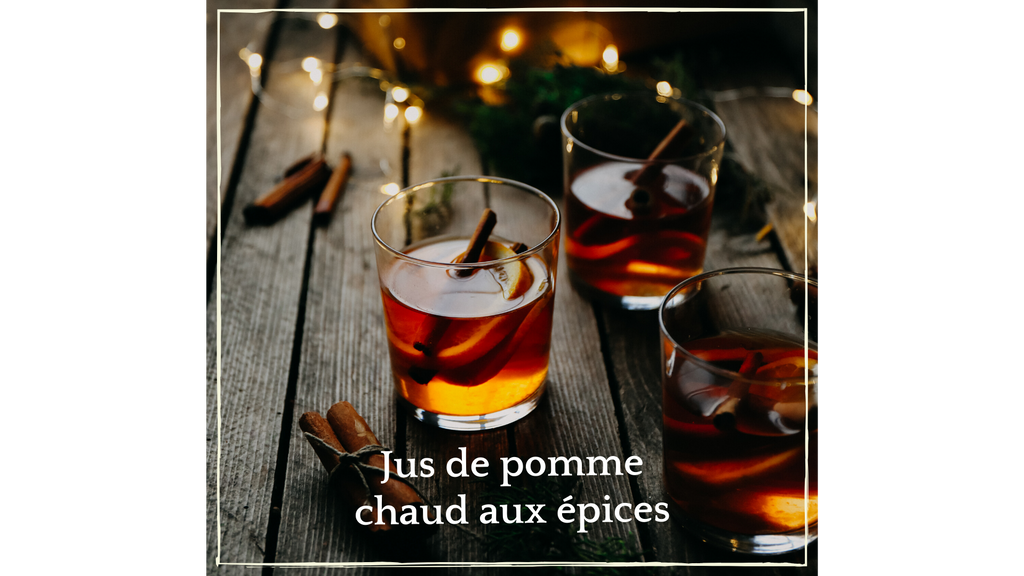 Jus de pomme chaud, l'alternative au vin chaud de Marie