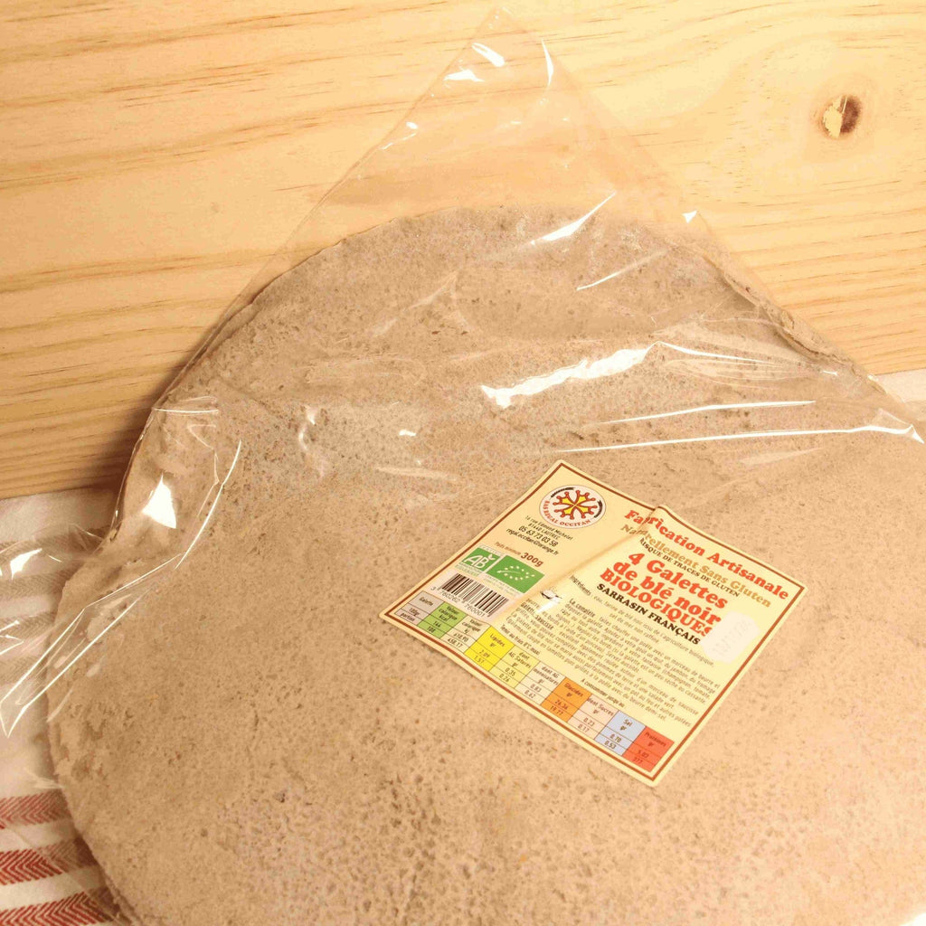 4 galettes de blé noir au sarrasin français BIO - 300g - ANTIGASPI Régal Occitan vrac-zero-dechet-ecolo-toulouse