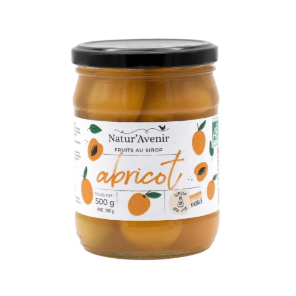 Abricots au sirop BIO - 300g net égoutté - ANTIGASPI Natur'Avenir vrac-zero-dechet-ecolo-toulouse