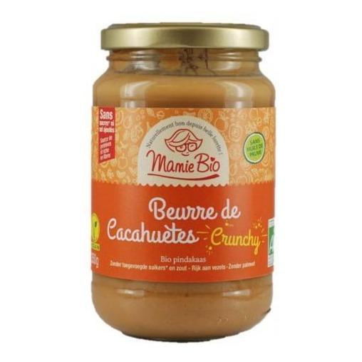 Beurre de cacahuètes crunchy BIO - 350g Mamie Bio vrac-zero-dechet-ecolo-toulouse