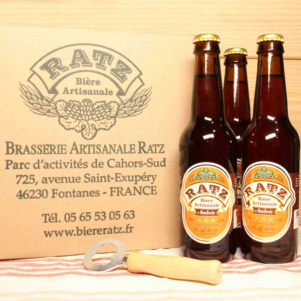 Bière ambrée - Ratz - colis 12 x 33cl Ratz vrac-zero-dechet-ecolo-toulouse