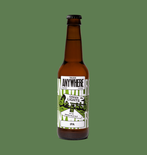 Bière Green Lights - IPA 6% - 33cl ANYWHERE vrac-zero-dechet-ecolo-toulouse