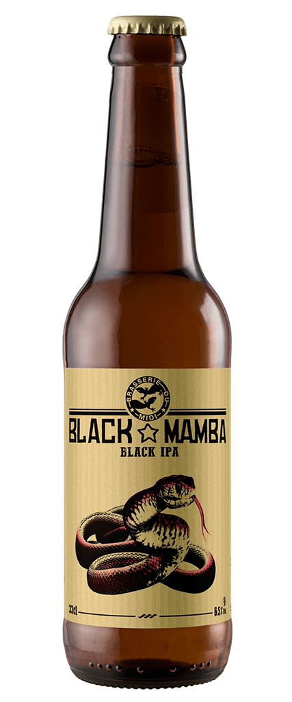 Bière IPA - Black Mamba Bio - 33cl Brasserie du midi vrac-zero-dechet-ecolo-toulouse