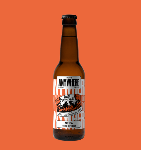 Bière Red Jungle - Neipa 5% - 75cl ANYWHERE vrac-zero-dechet-ecolo-toulouse