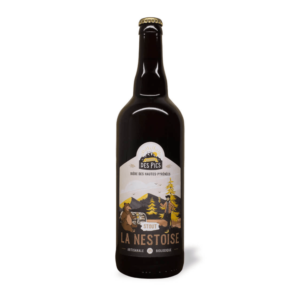 Bière stout - La Nestoise BIO - 75cl - ANTIGASPI Brasserie des pics vrac-zero-dechet-ecolo-toulouse