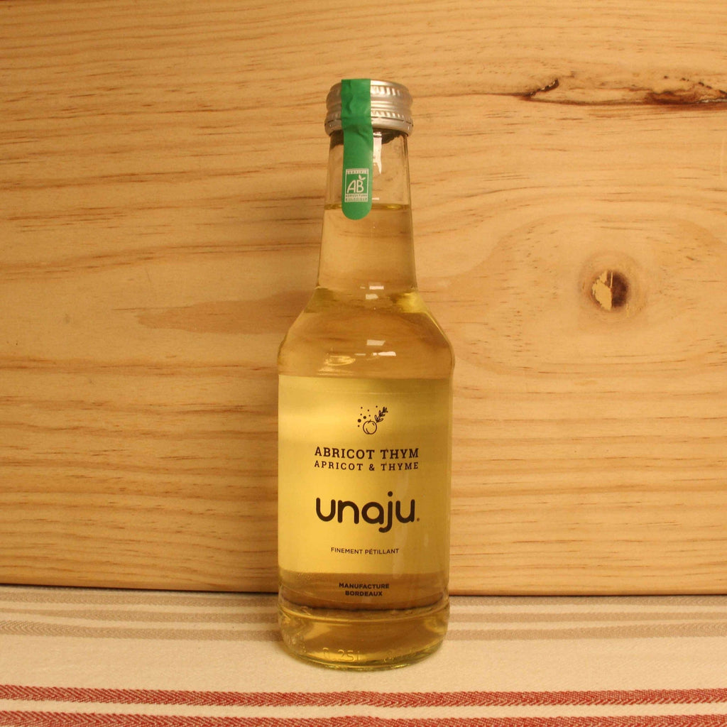 Boisson pétillante Abricot Thym BIO 25cl Unaju vrac-zero-dechet-ecolo-toulouse