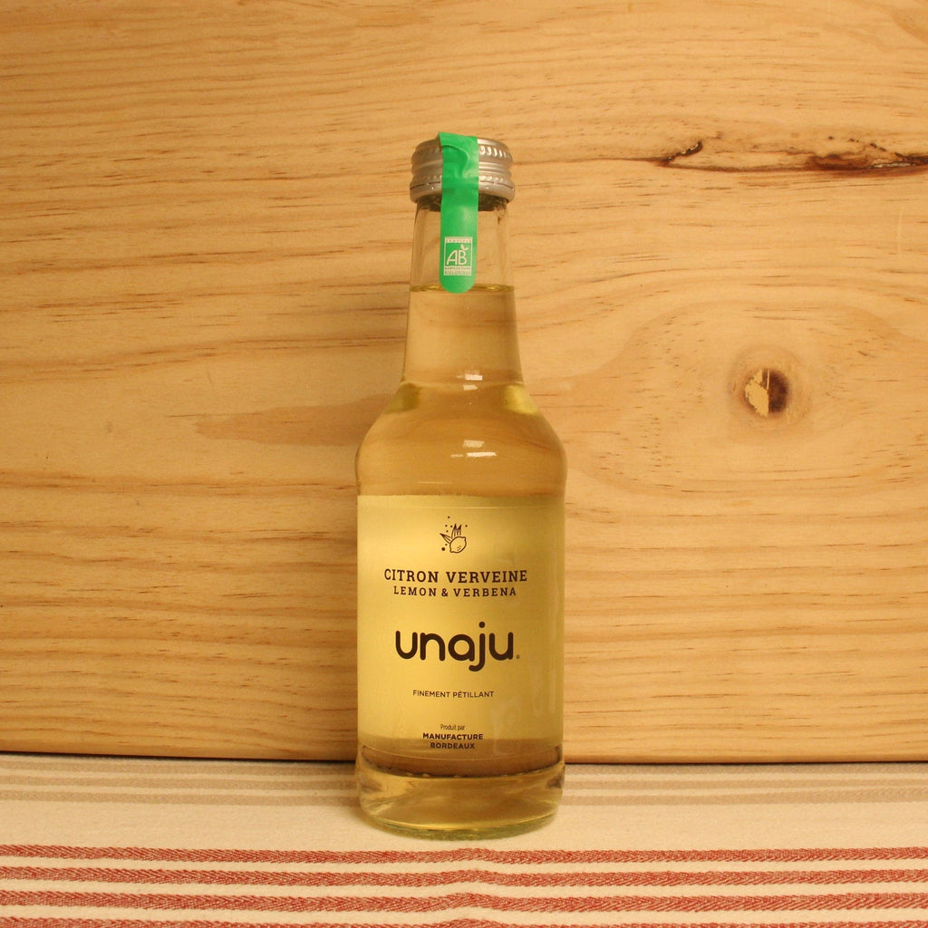 Boisson pétillante Citron Verveine BIO - 25cl Unaju vrac-zero-dechet-ecolo-toulouse