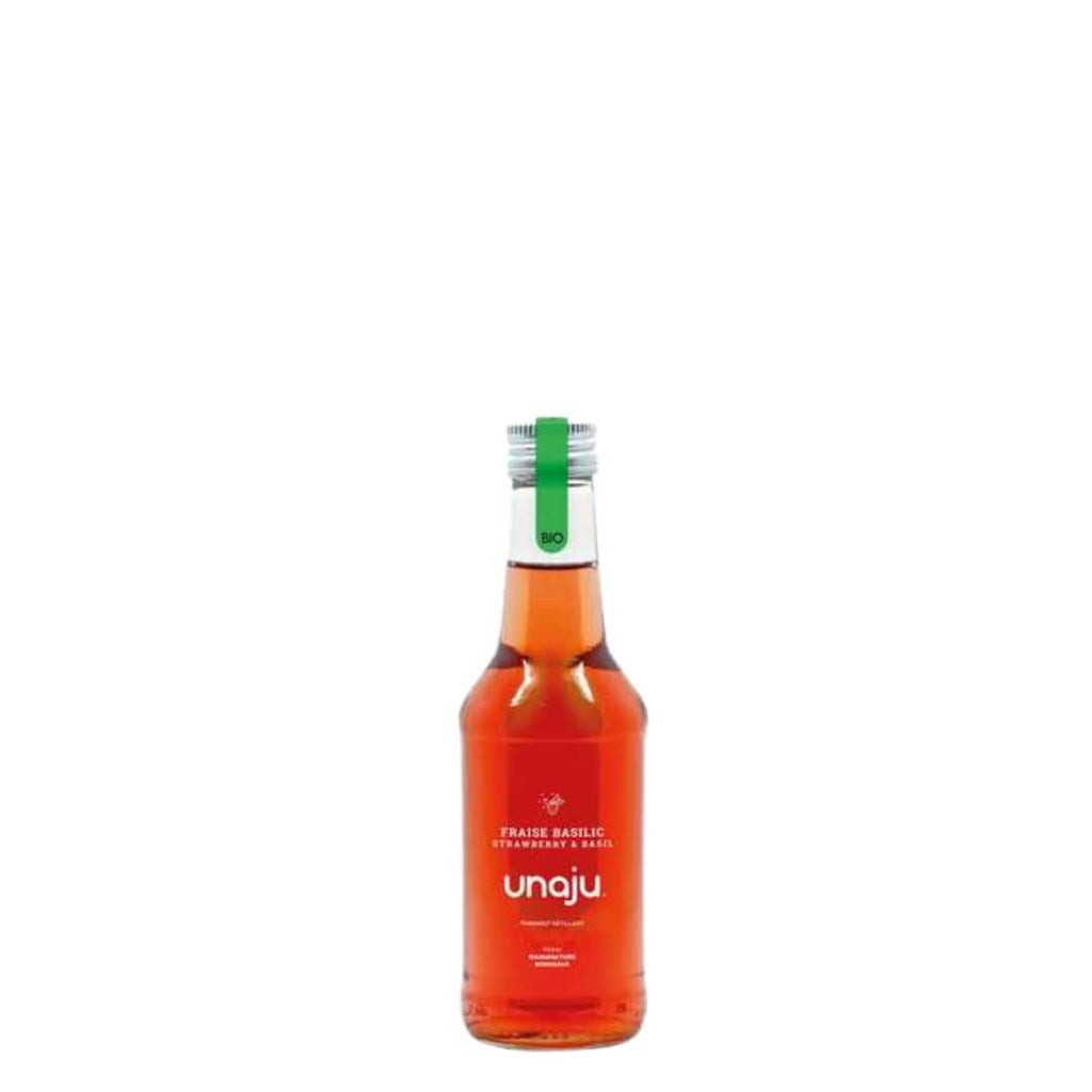 Boisson pétillante Fraise Basilic BIO - 25cl Unaju vrac-zero-dechet-ecolo-toulouse