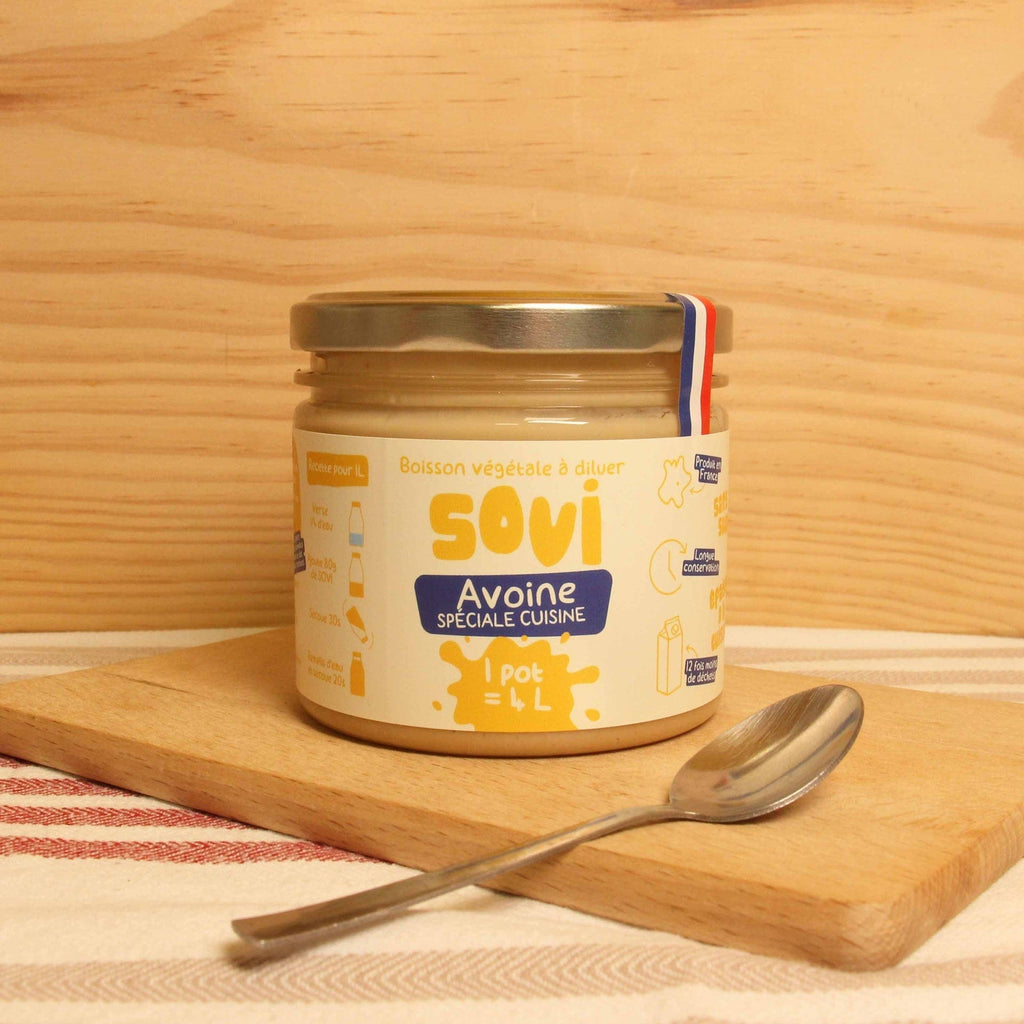 Boisson végétale avoine cuisine BIO - 1 pot de 320g = 4L Sovi vrac-zero-dechet-ecolo-toulouse
