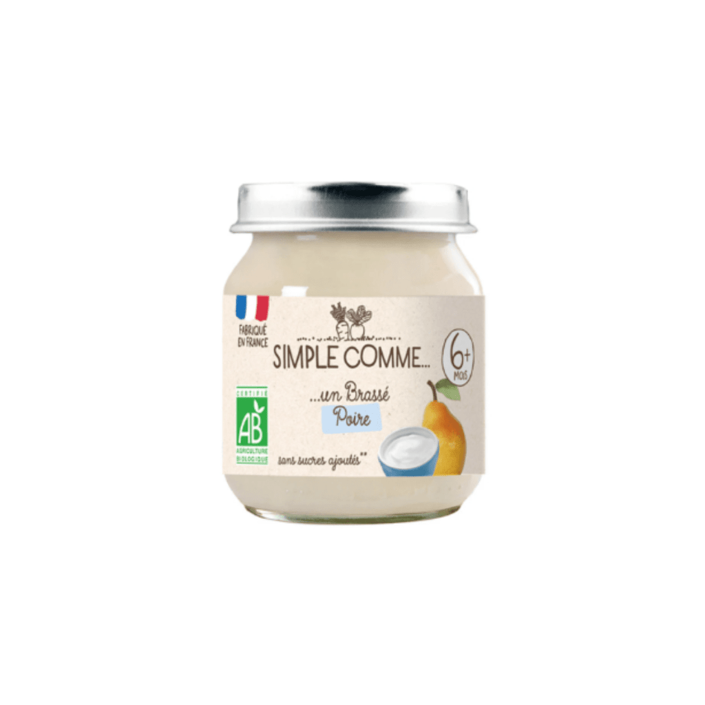 Brassé Poire BIO - dès 6 mois - 125g Simple comme vrac-zero-dechet-ecolo-toulouse