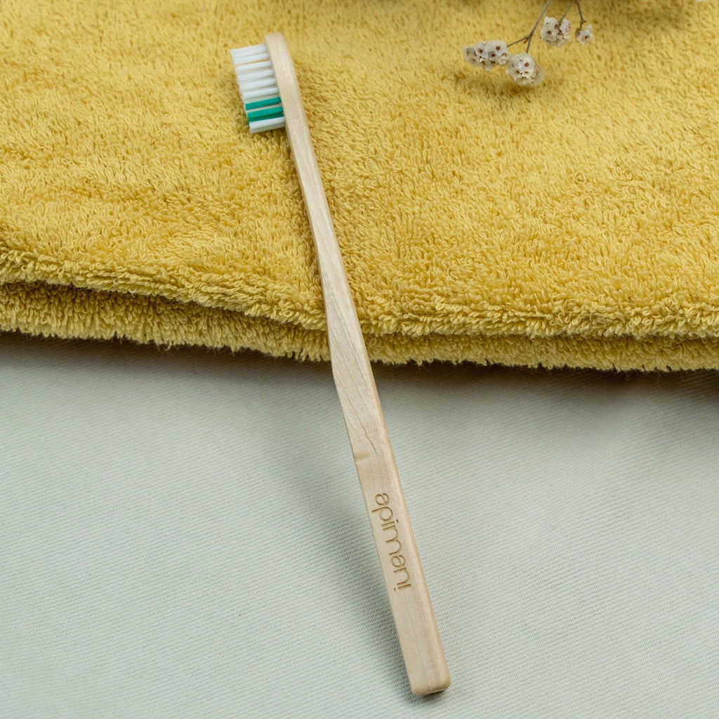 Brosse à dents en bois - Adulte - Souple Apimani vrac-zero-dechet-ecolo-toulouse