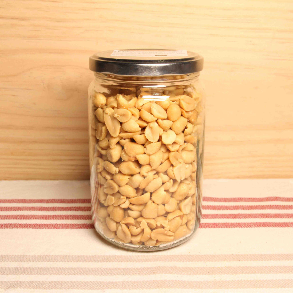 Cacahuètes grillées salées BIO - 370g Base Organic Food vrac-zero-dechet-ecolo-toulouse
