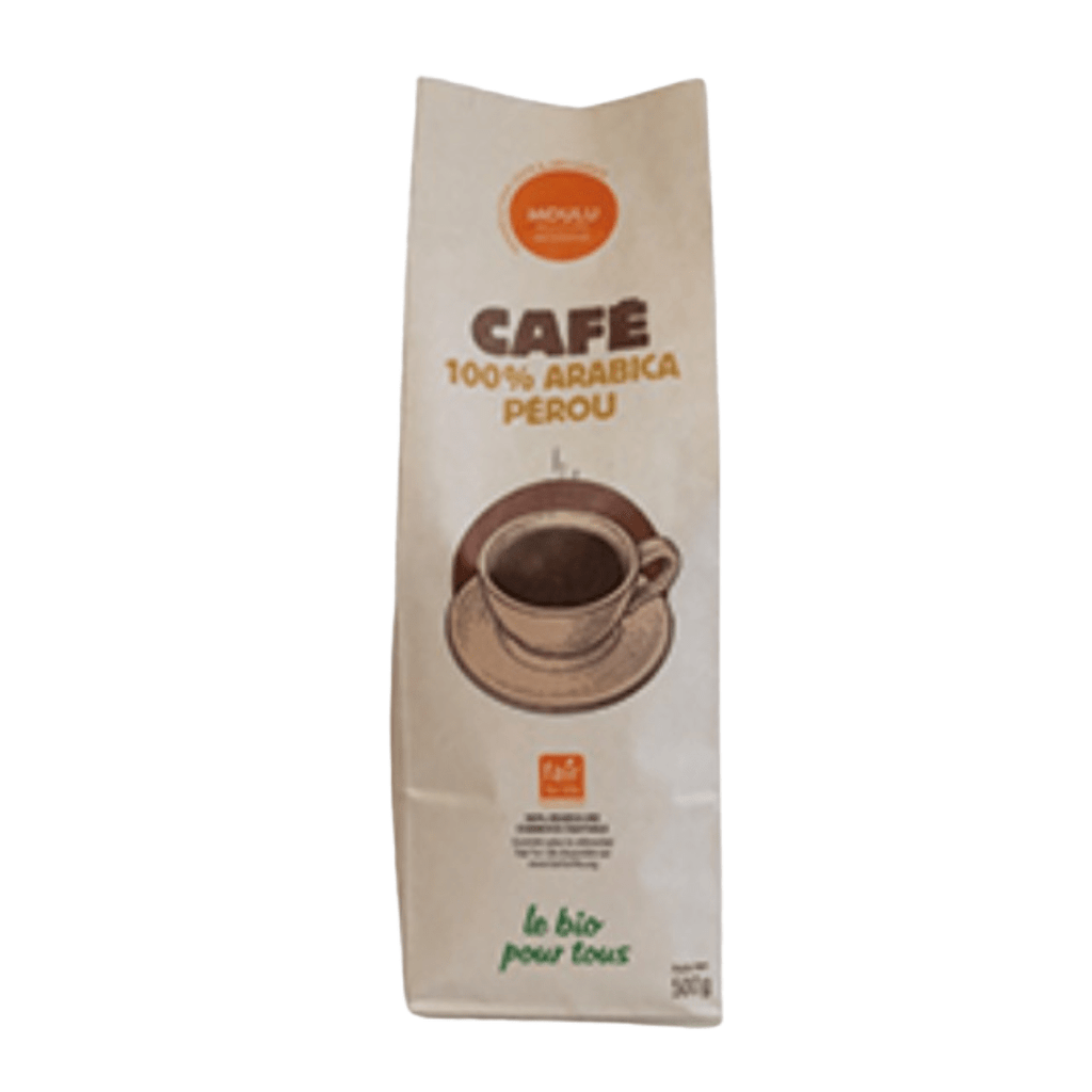 Café moulu Pérou BIO - intensité 6/10 - 500g Le bio pour tous vrac-zero-dechet-ecolo-toulouse