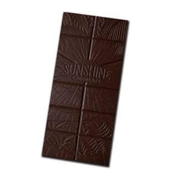 Carrés chocolat noir 85% équitable BIO - 100g Sunshine vrac-zero-dechet-ecolo-toulouse
