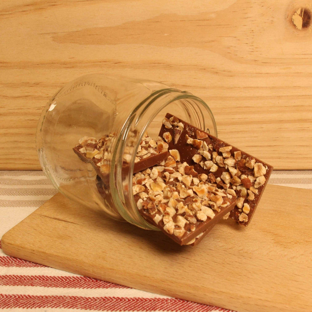 Carrés de chocolat au lait 44% noisette - 100g BOVETTI Chocolatier vrac-zero-dechet-ecolo-toulouse