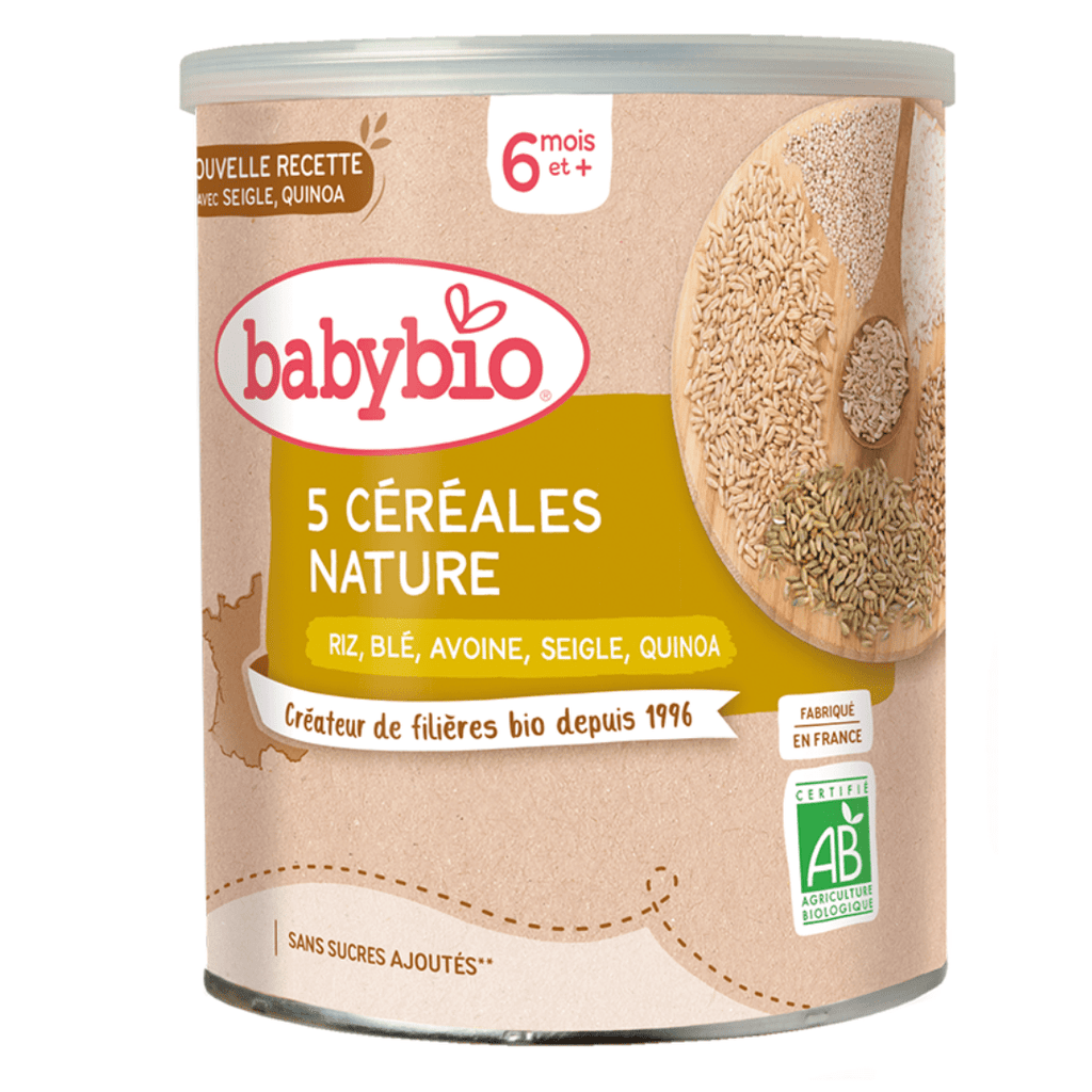 Céréales Nature BIO - dès 6 mois - 220g Baby Bio vrac-zero-dechet-ecolo-toulouse