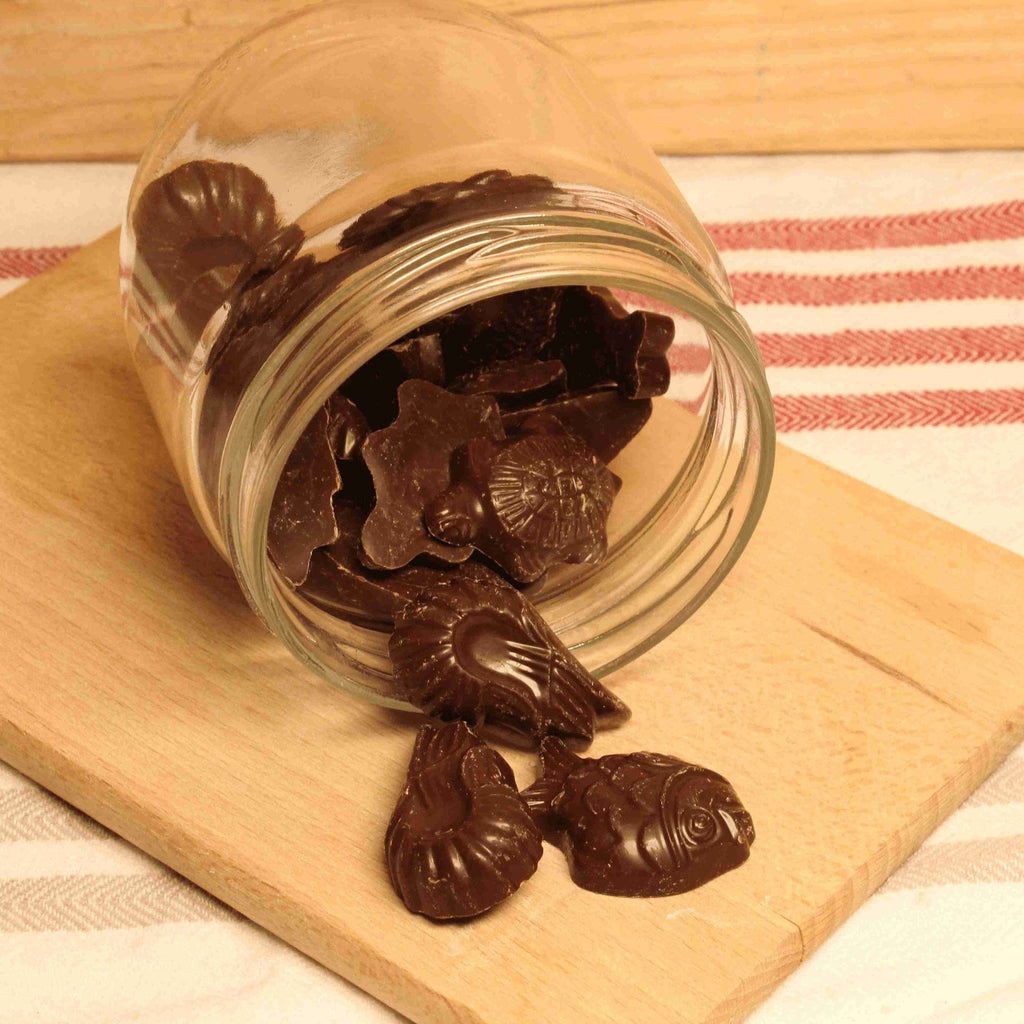 Chocolat de Pâques friture noir 70% cacao - 100g BOVETTI Chocolatier vrac-zero-dechet-ecolo-toulouse