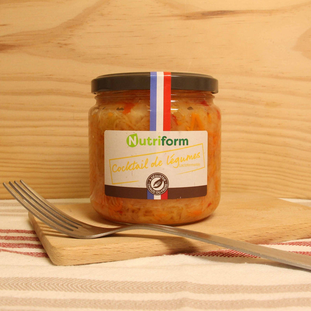 Cocktail de légumes lacto-fermentés BIO-340g net égoutté Nutriform vrac-zero-dechet-ecolo-toulouse