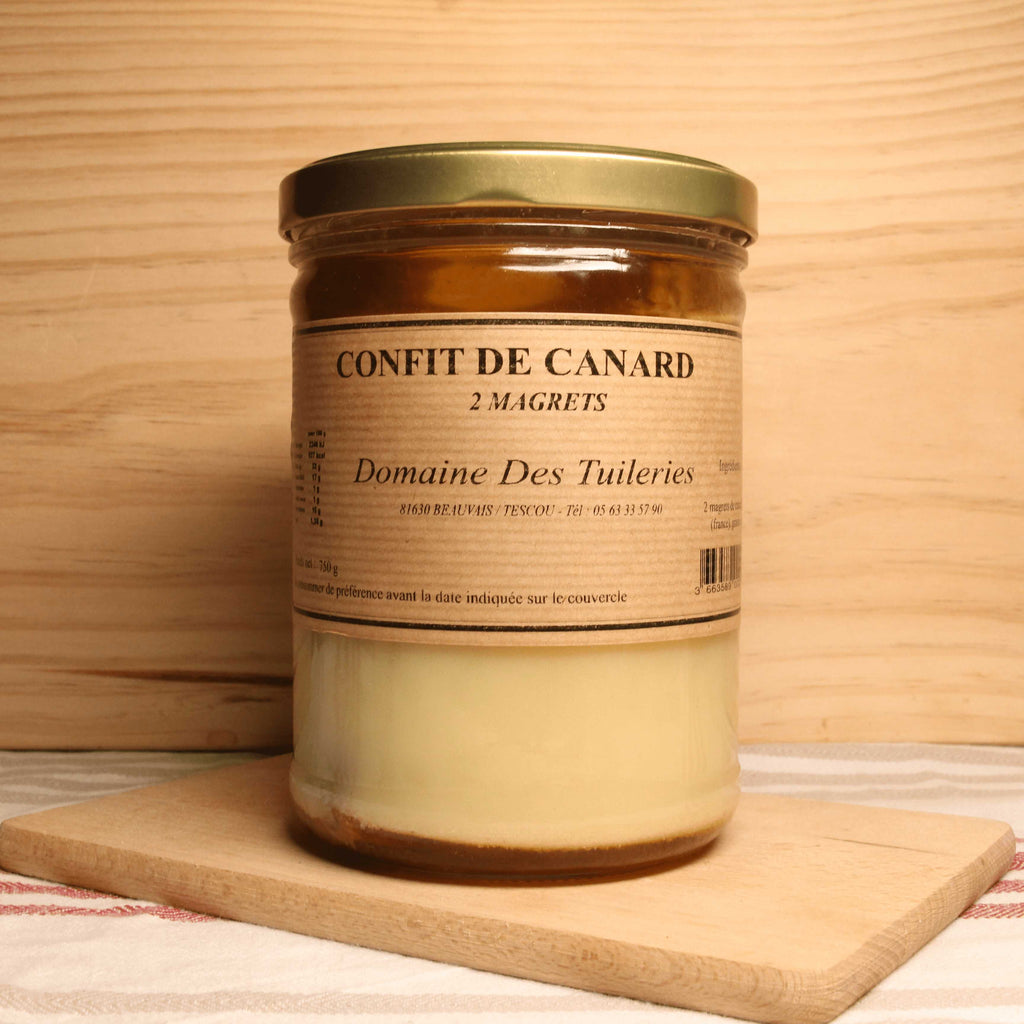Confit 2 magrets de canard - 750g Domaine des Tuileries vrac-zero-dechet-ecolo-toulouse