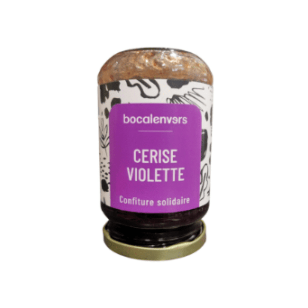 Confiture Cerise Violette - 340g Bocalenvers vrac-zero-dechet-ecolo-toulouse
