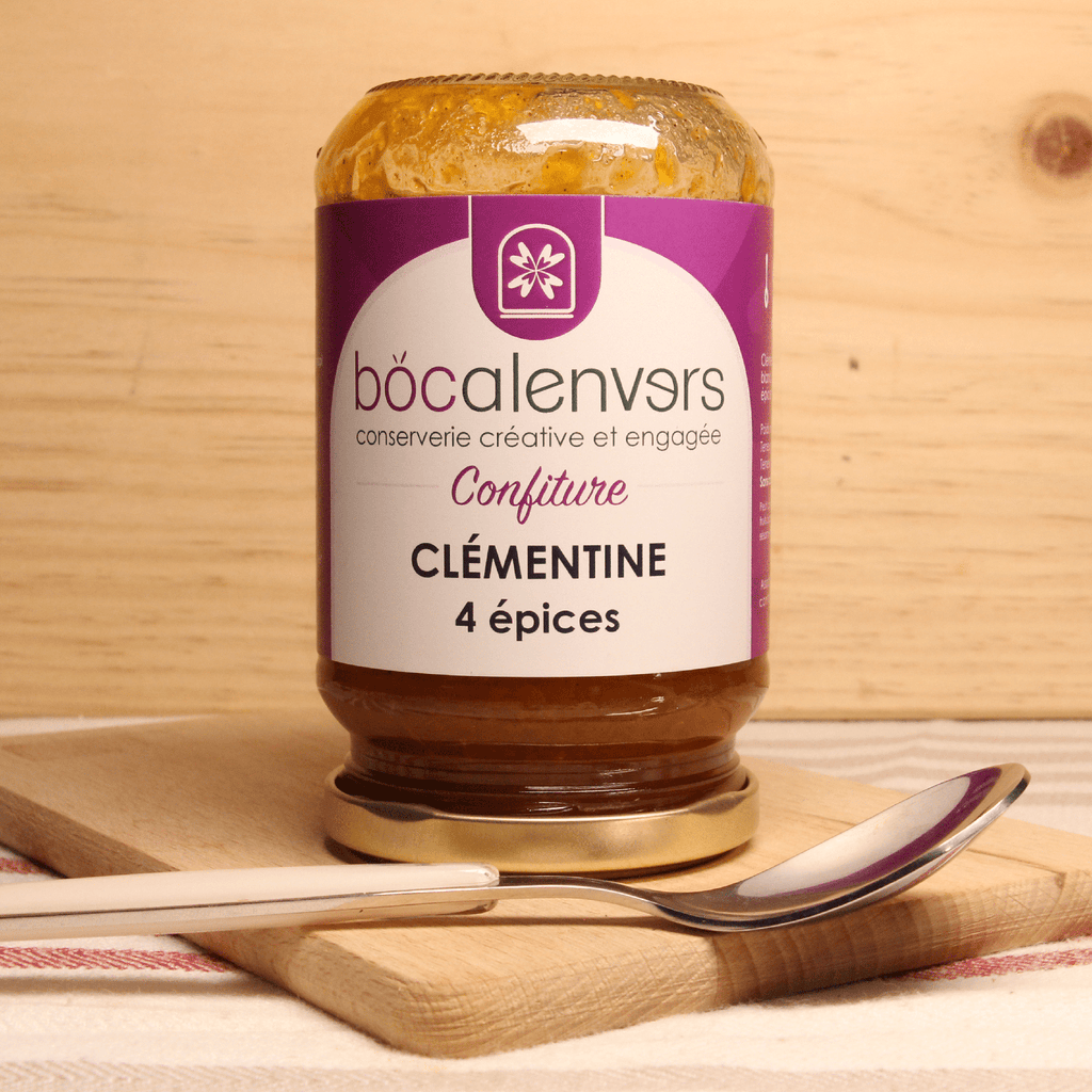 Confiture Clémentine 4 épices - 340g - ANTIGASPI Bocalenvers vrac-zero-dechet-ecolo-toulouse