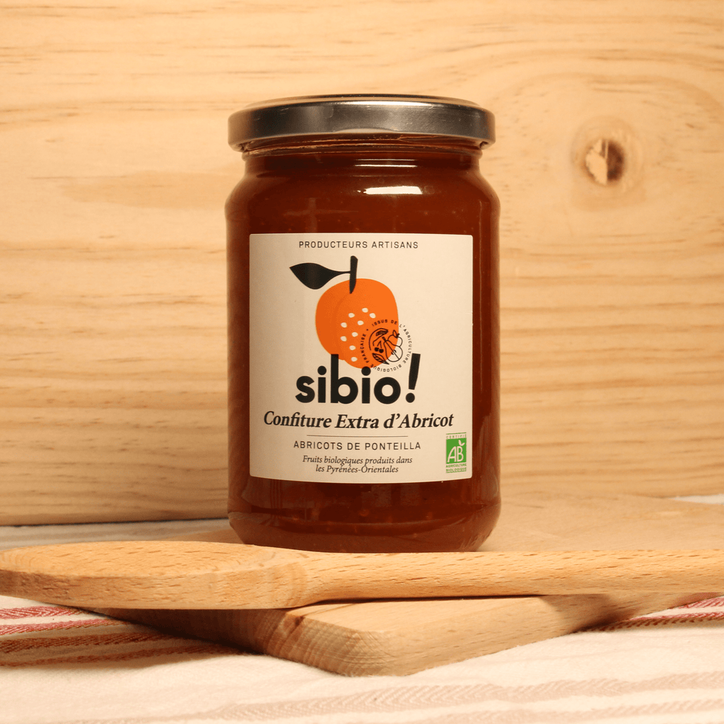 Confiture d'abricot de Ponteilla BIO - 360g Sibio vrac-zero-dechet-ecolo-toulouse