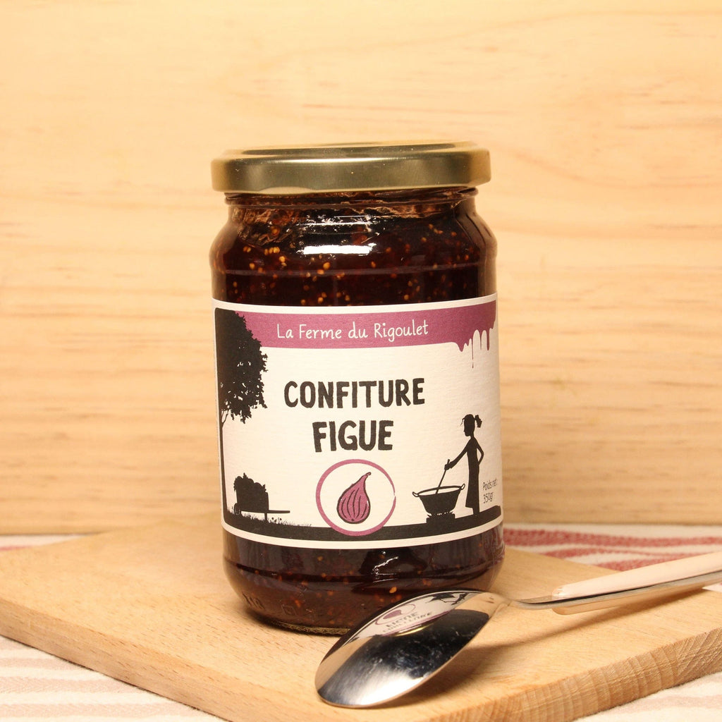 Confiture de Figue BIO - 350g - ANTIGASPI Ferme du Rigoulet vrac-zero-dechet-ecolo-toulouse