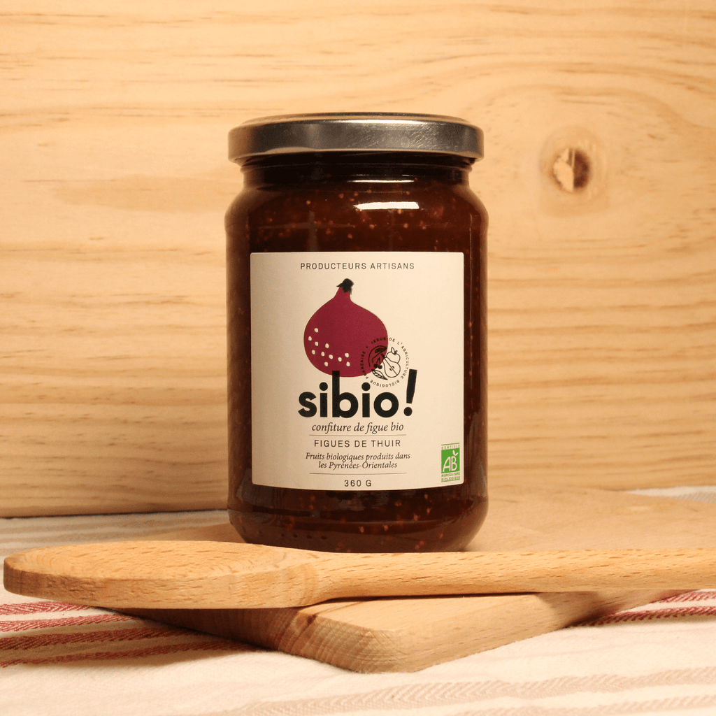Confiture de figue de Thuir BIO - 360g Sibio vrac-zero-dechet-ecolo-toulouse