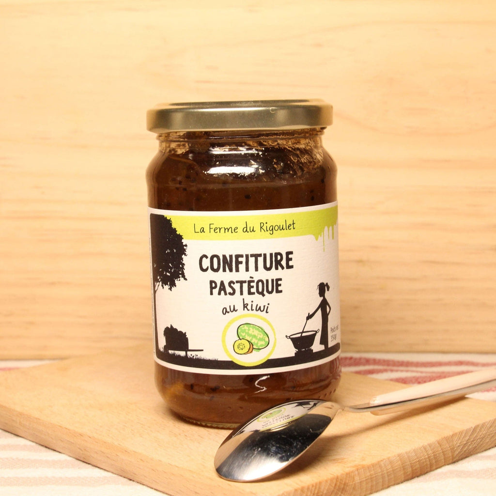 Confiture de Pastèque et Kiwi BIO - 350g Ferme du Rigoulet vrac-zero-dechet-ecolo-toulouse