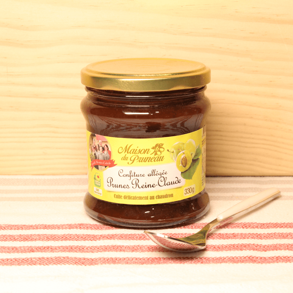 Confiture de prune Reine Claude allégée - 330g La Maison du Pruneau vrac-zero-dechet-ecolo-toulouse