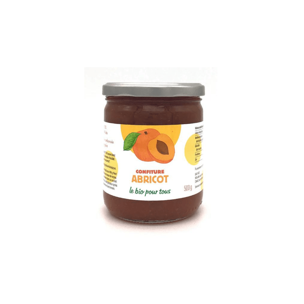 Confiture extra d'abricot BIO - 500g Le bio pour tous vrac-zero-dechet-ecolo-toulouse