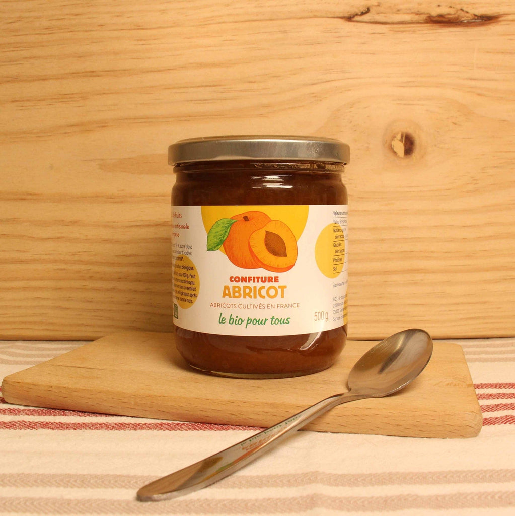 Confiture extra d'abricot BIO - 500g Le bio pour tous vrac-zero-dechet-ecolo-toulouse