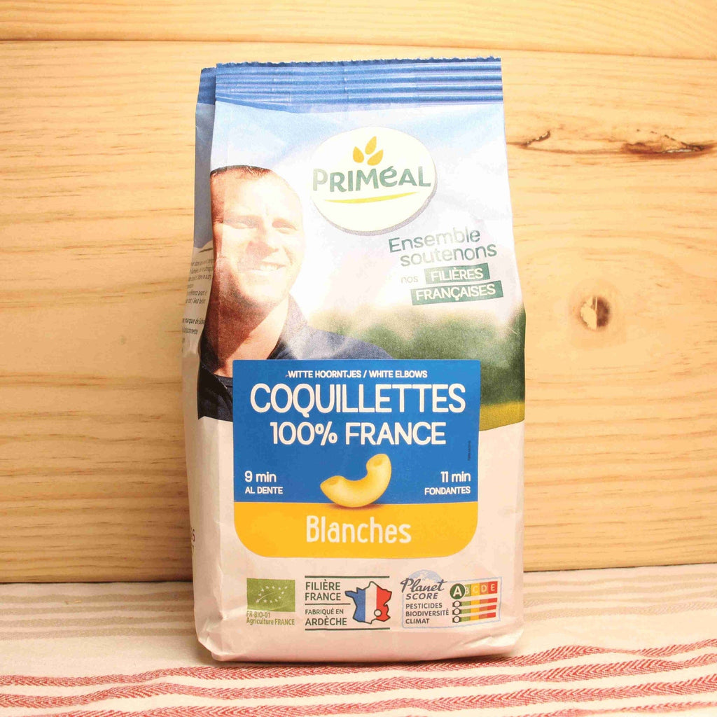 Coquillettes blanches origine France BIO - 500g Priméal vrac-zero-dechet-ecolo-toulouse