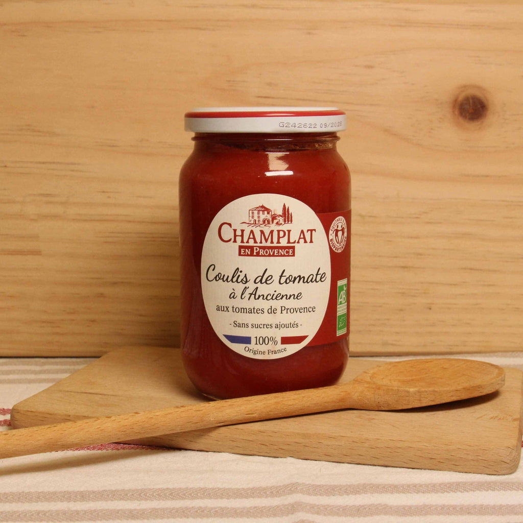 Coulis de tomates françaises à l'ancienne BIO - 650g Champlat vrac-zero-dechet-ecolo-toulouse