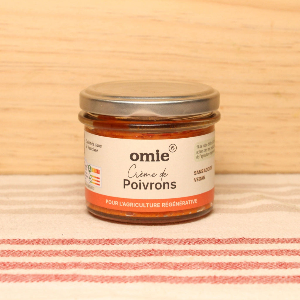 Crème de poivrons - 90g Omie vrac-zero-dechet-ecolo-toulouse