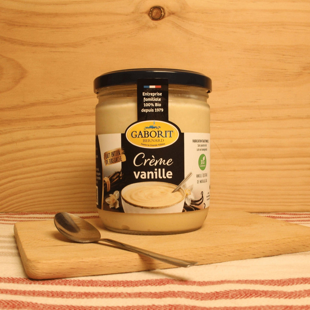 Crème dessert vanille BIO - 400g Bernard GABORIT vrac-zero-dechet-ecolo-toulouse