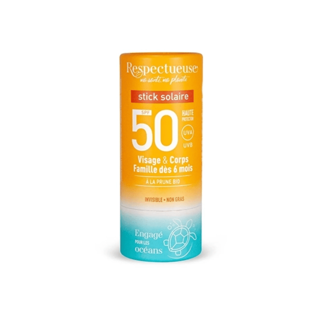 Crème solaire Stick SPF50 - 18g Respectueuse vrac-zero-dechet-ecolo-toulouse