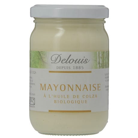 DATE-COURTE (24/01) PROLONGE (24/04) Mayonnaise huile de colza BIO - 185g Delouis vrac-zero-dechet-ecolo-toulouse