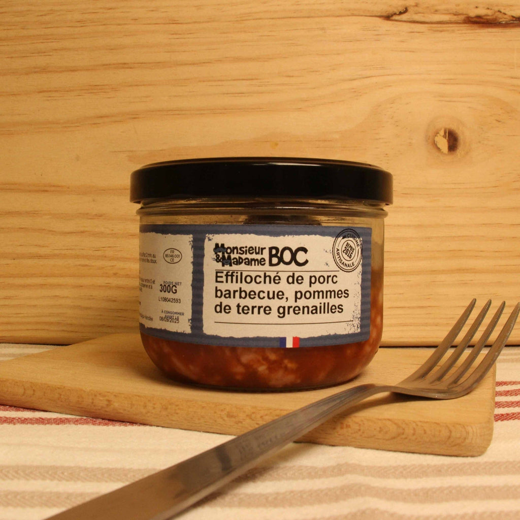Effilochés de porc barbecue, pdt grenailles - 300g - ANTIGASPI La Centrale du Bocal vrac-zero-dechet-ecolo-toulouse