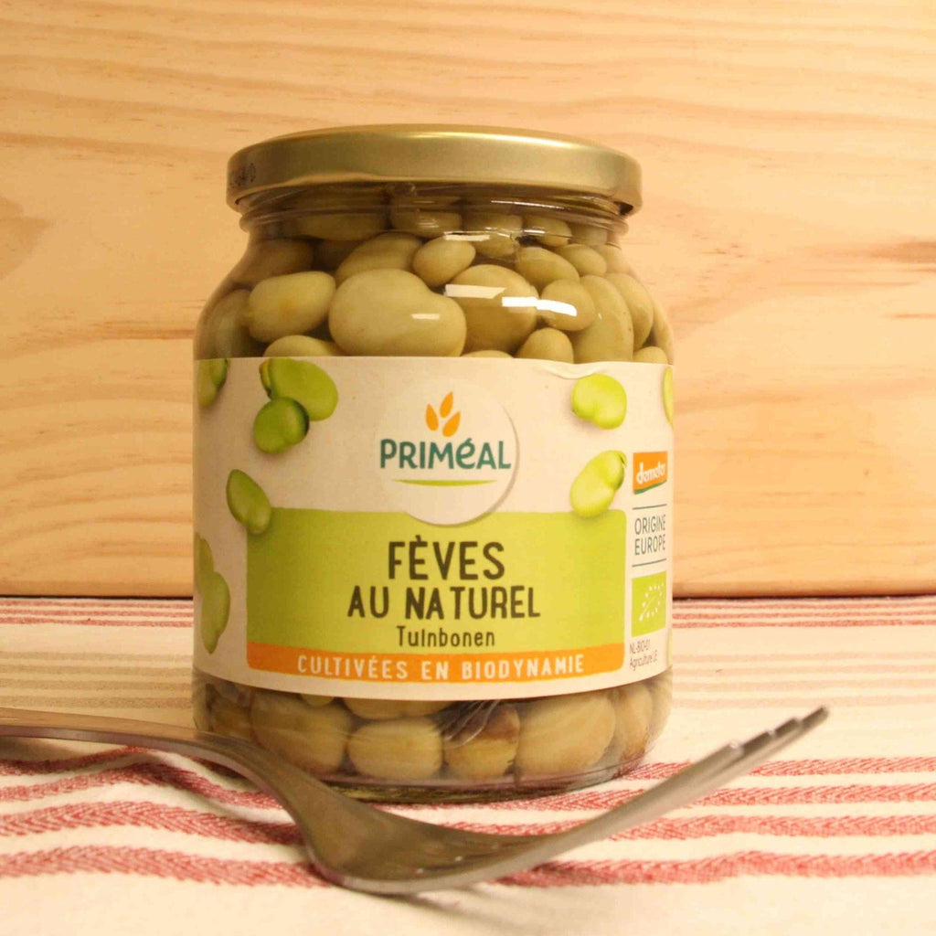 Fèves au naturel BIO - 215g net égoutté Priméal vrac-zero-dechet-ecolo-toulouse