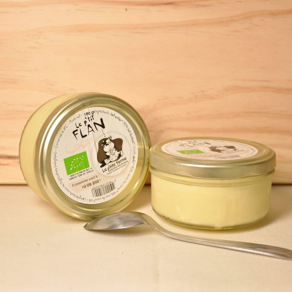 Flan des gourmands noix de coco BIO - 160g La p'tite ferme vrac-zero-dechet-ecolo-toulouse