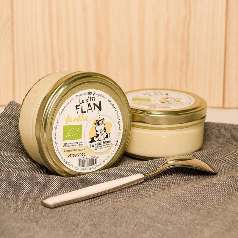 Flan des gourmands vanille BIO - 160g La p'tite ferme vrac-zero-dechet-ecolo-toulouse