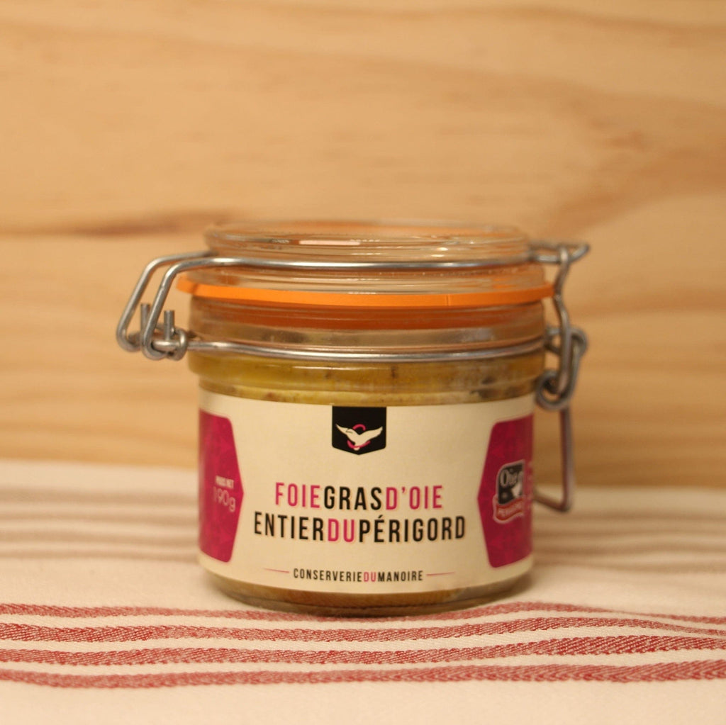Foie gras d'oie entier local 3/4 parts - 190g - ANTIGASPI Conserverie du manoire vrac-zero-dechet-ecolo-toulouse