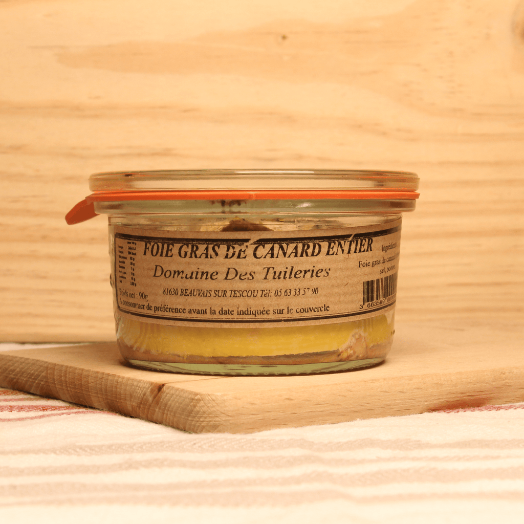Foie gras de canard gras - 90g Domaine des Tuileries vrac-zero-dechet-ecolo-toulouse