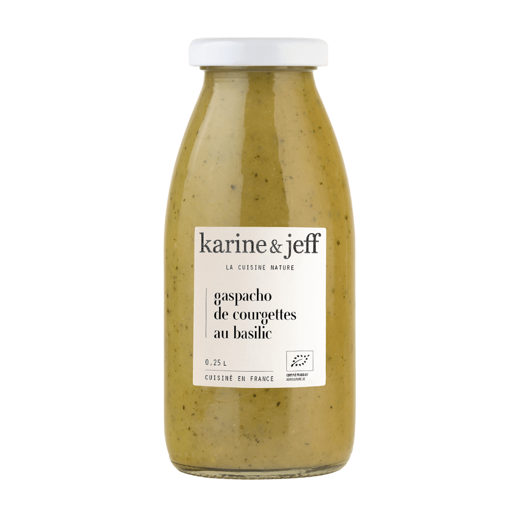 Gaspacho de courgettes et basilic - 0.25L Karine & Jeff vrac-zero-dechet-ecolo-toulouse