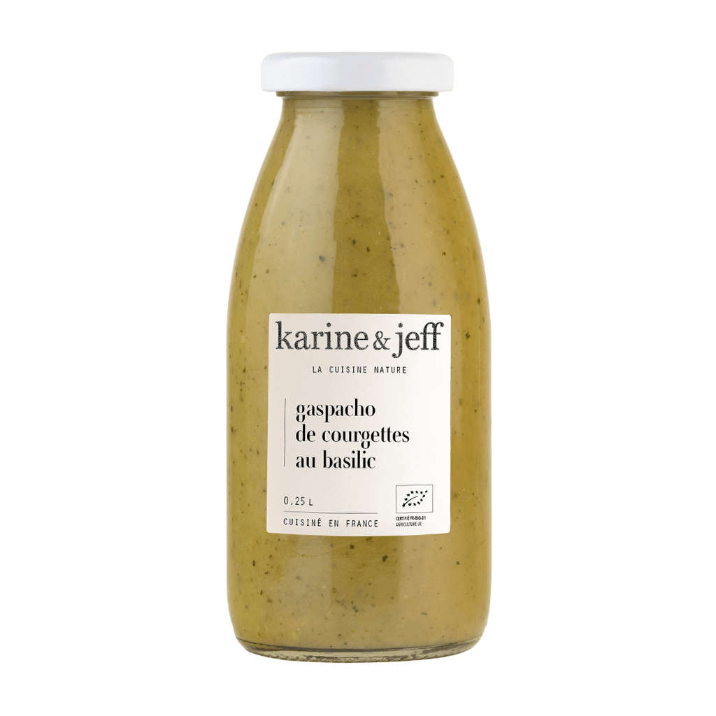 Gaspacho de courgettes et basilic BIO - 0.25L Karine & Jeff vrac-zero-dechet-ecolo-toulouse