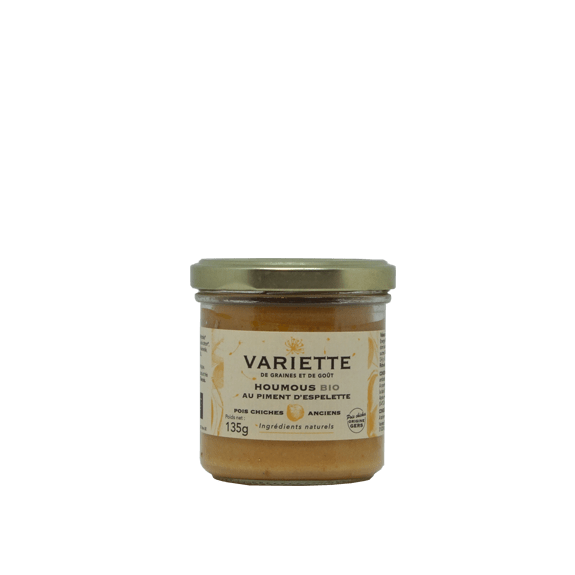 Houmous au piment d'espelette BIO - 135g Variette vrac-zero-dechet-ecolo-toulouse