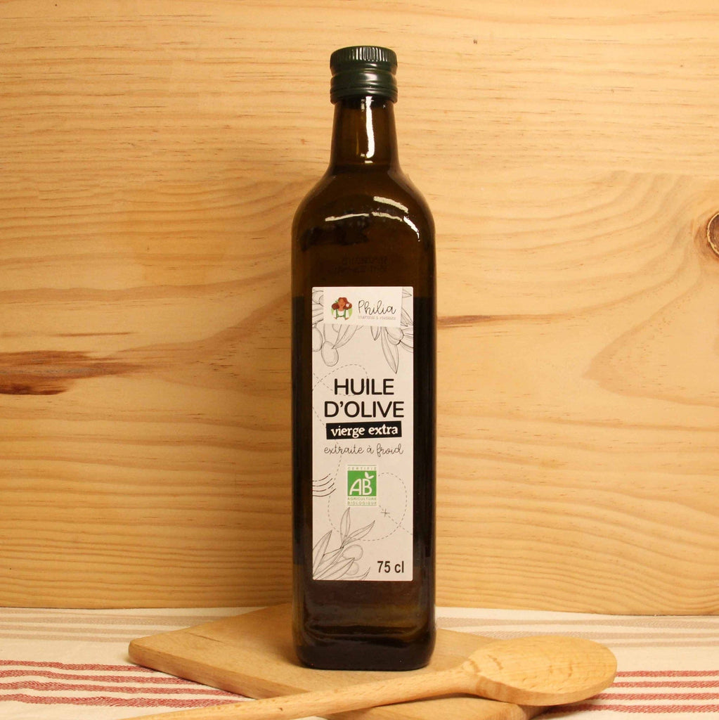 Huile d’olive extra vierge BIO - 75cl Philia vrac-zero-dechet-ecolo-toulouse