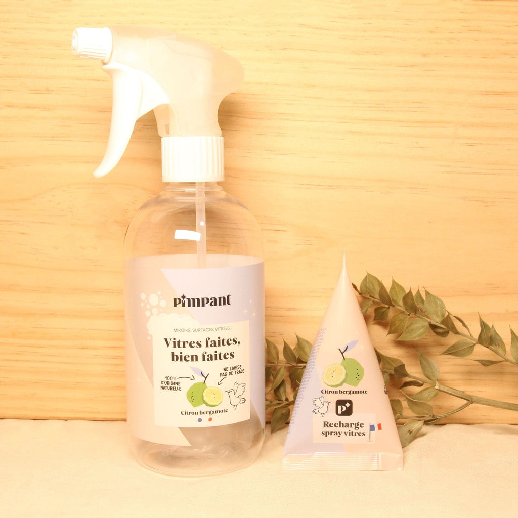 Kit spray "vitres" - 500mL Pimpant vrac-zero-dechet-ecolo-toulouse