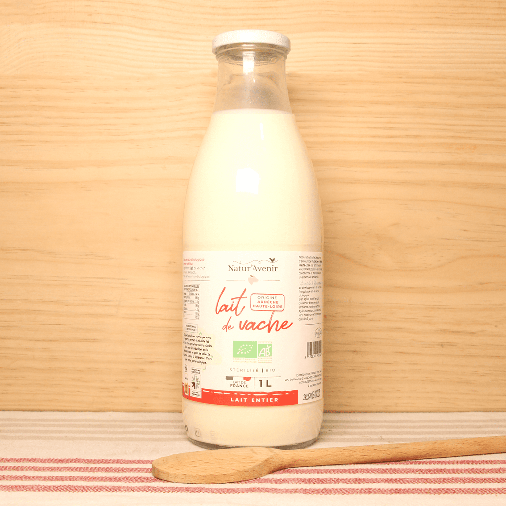 Lait entier stérilisé BIO - 1L Natur'Avenir vrac-zero-dechet-ecolo-toulouse